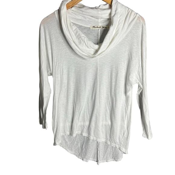 Michael Stars Cowl Neck Sweater White Size OS - Picture 1 of 3